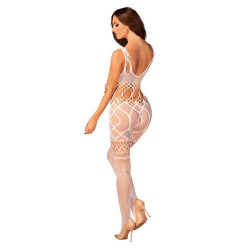 Obsessive - Bodystocking G330 - Женский сетчатый боди, XL/XXL